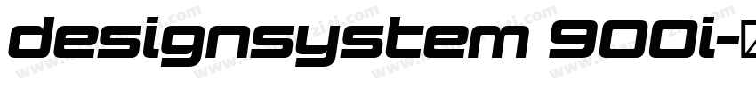 designsystem 900i字体转换